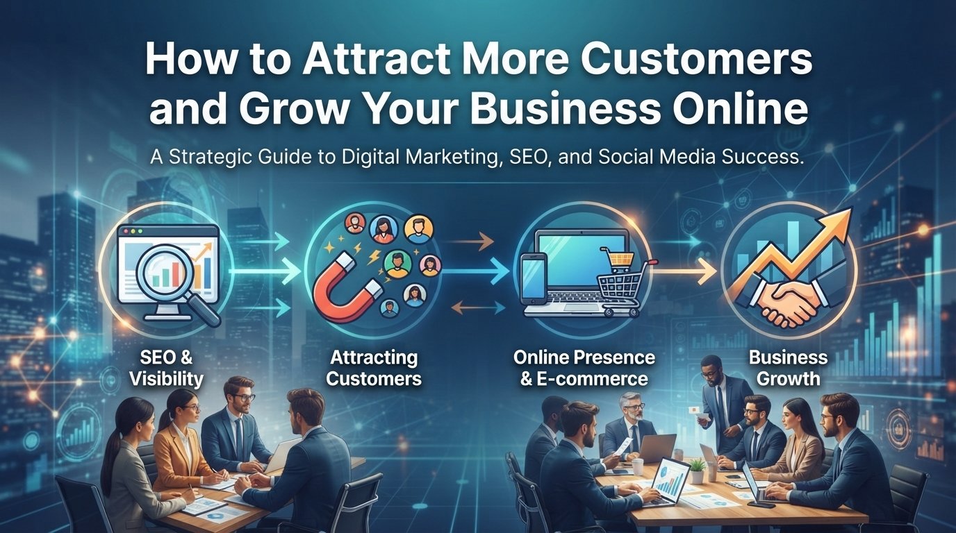 How to Attract More Customers and Grow Your Business Online