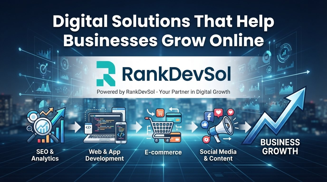 Digital Solutions That Help Businesses Grow Online
